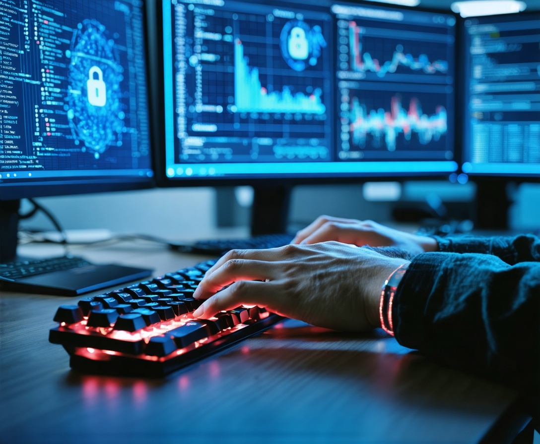 Cybersecurity professional conducting a penetration test